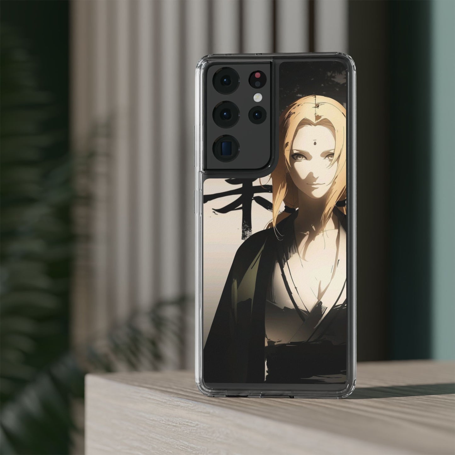 Clear Anime Character Impact-Resistant Phone Case