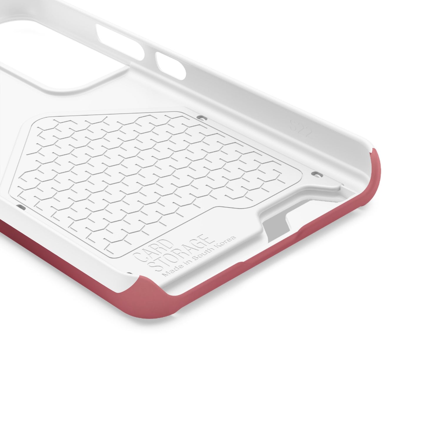 Slim Card-Holder Phone Case — Magnetic Red Wallet Cover