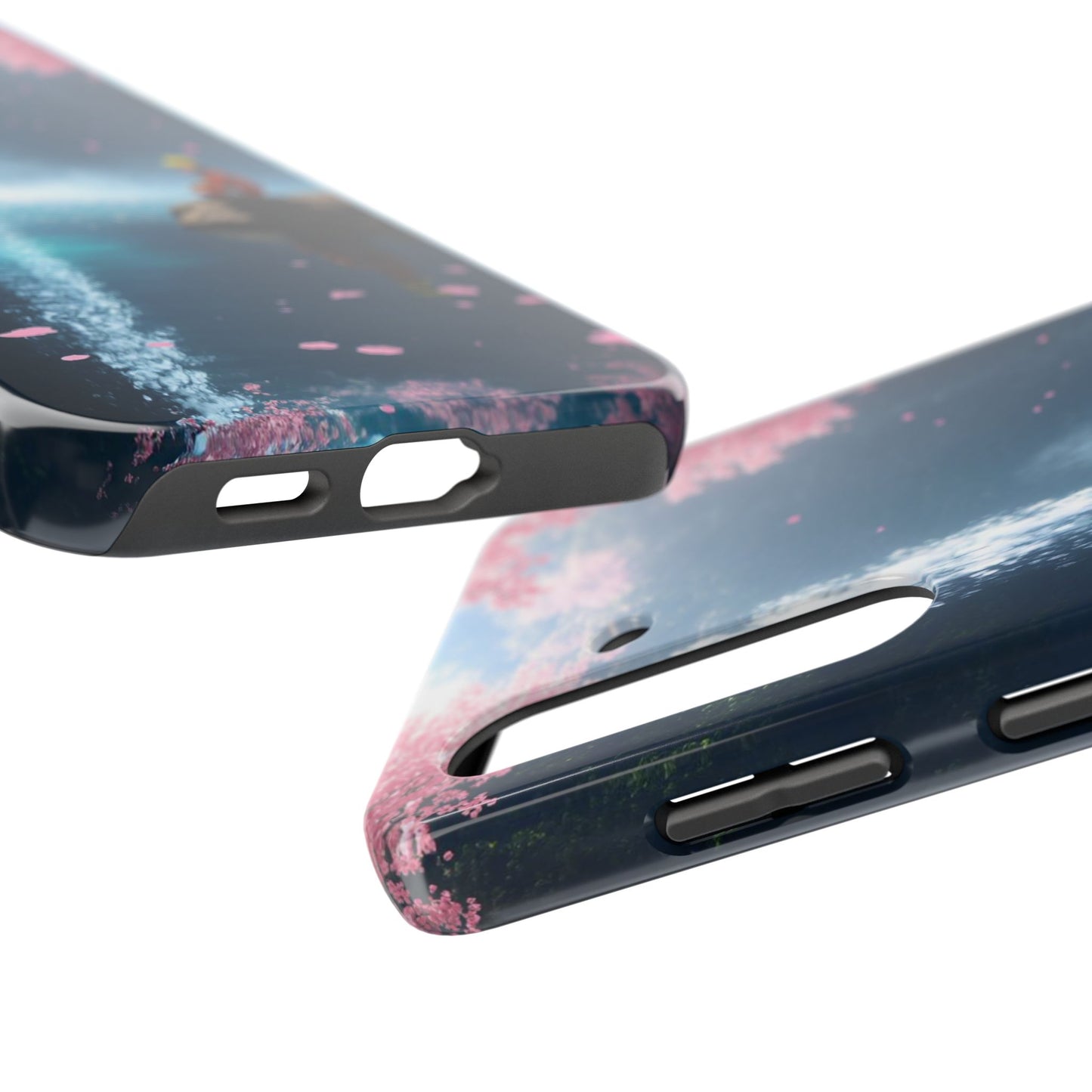 Naruto Scenic Tough Phone Case — Waterfall Meditation Anime Cover