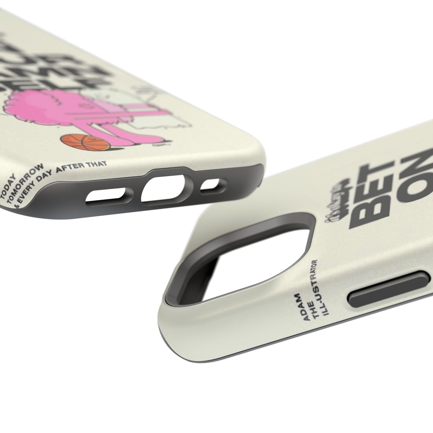 Magnetic Impact-Resistant Case — "Bet On Your Damn Self" Motivational Phone Cover