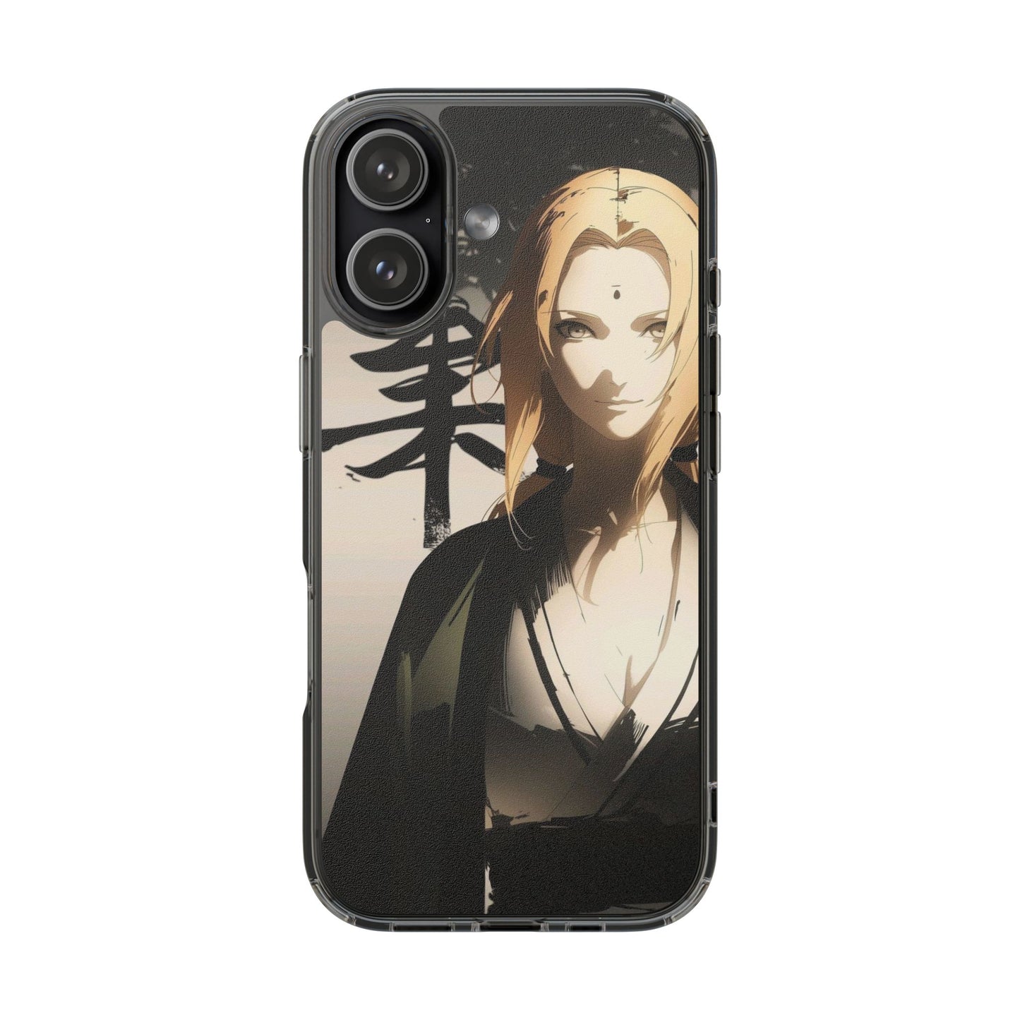 Clear Anime Character Impact-Resistant Phone Case