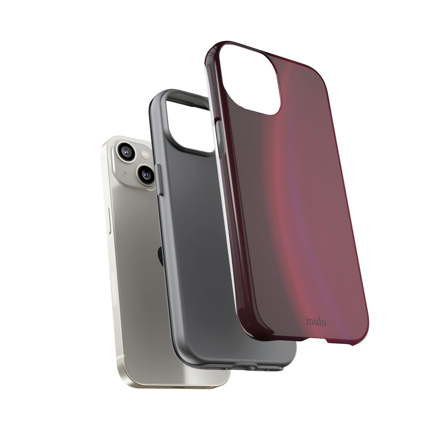 Maroon Gradient Phone Case - Tough Protective iPhone Cover