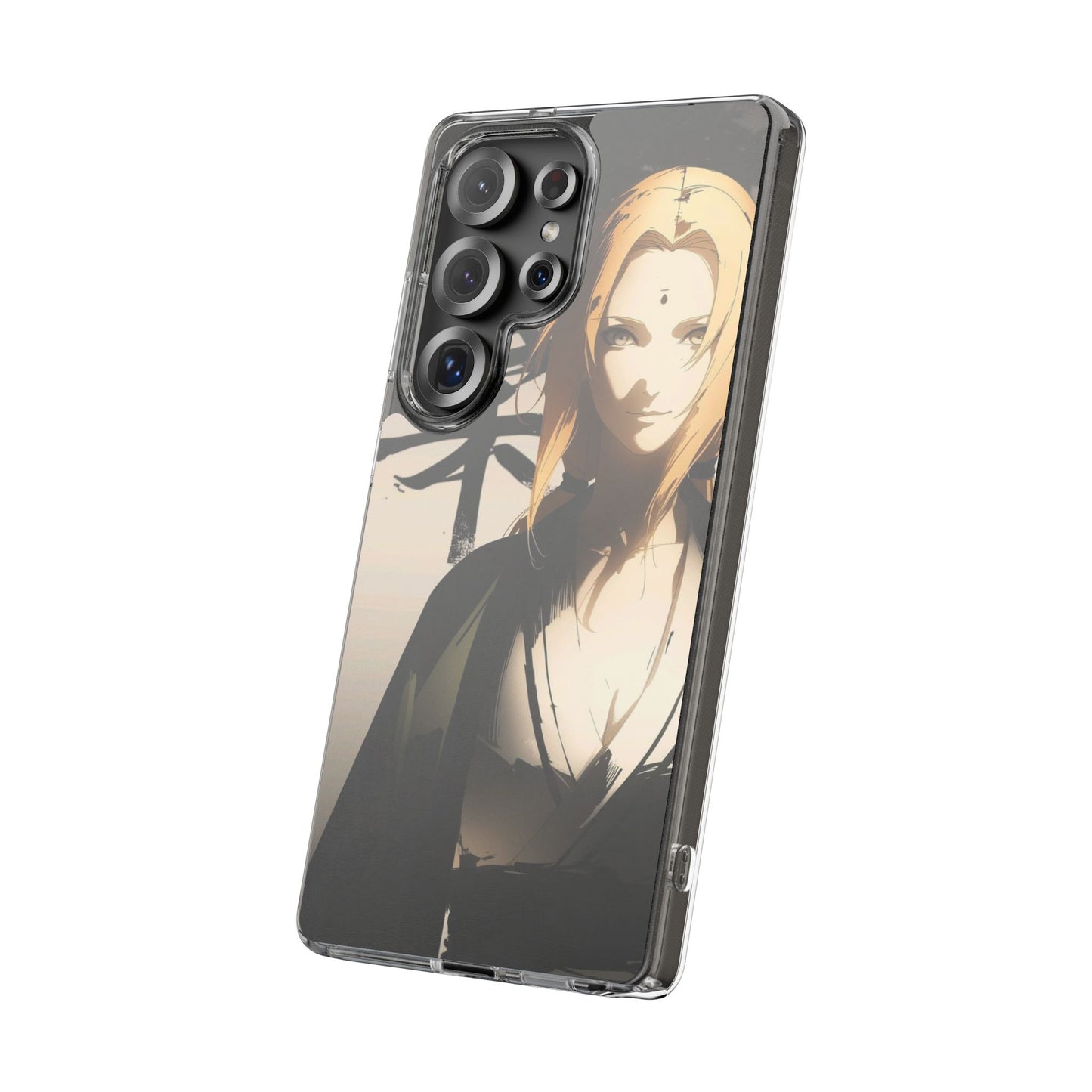 Clear Anime Character Impact-Resistant Phone Case