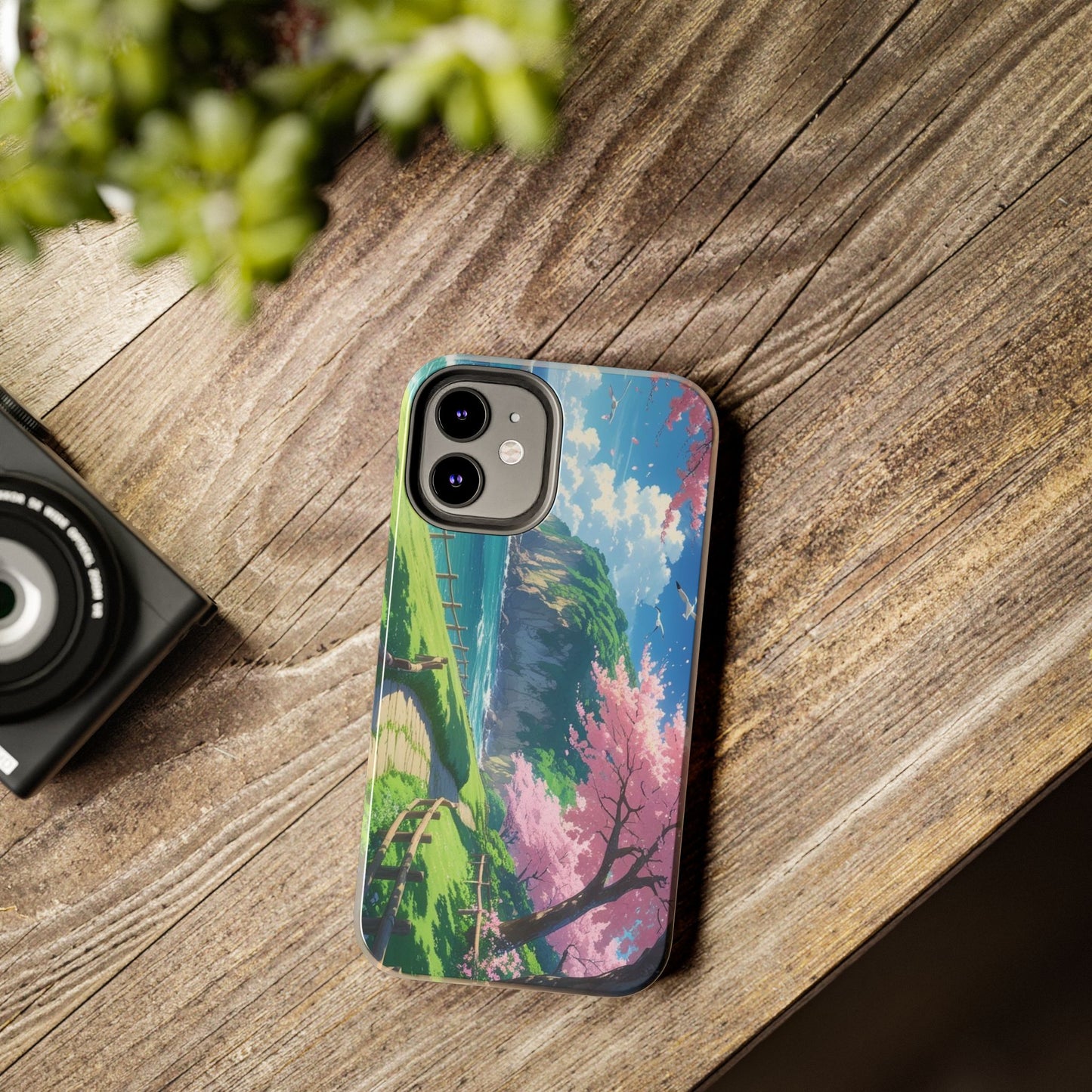 Tough Phone Case — Scenic Cherry Blossom Landscape Phone Cover