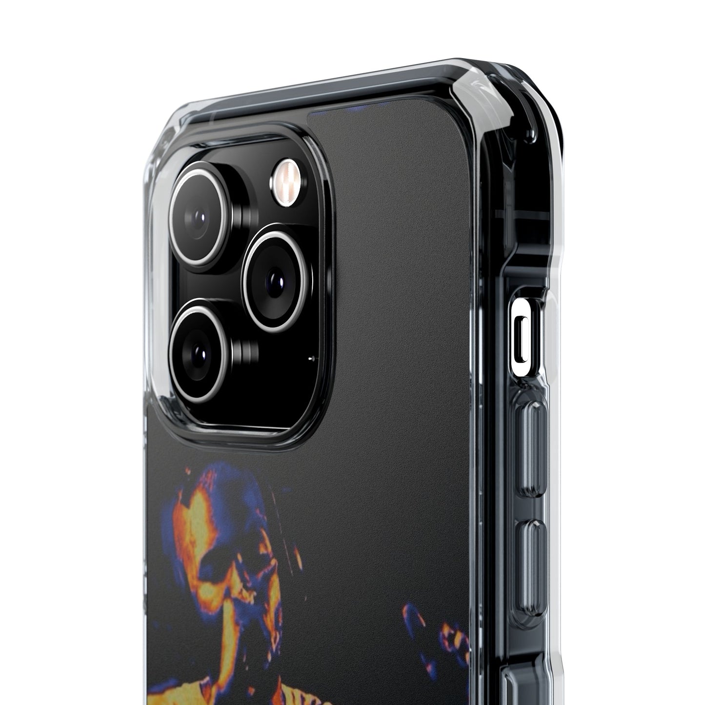 Clear Magnetic Phone Case — Live Concert Microphone Design