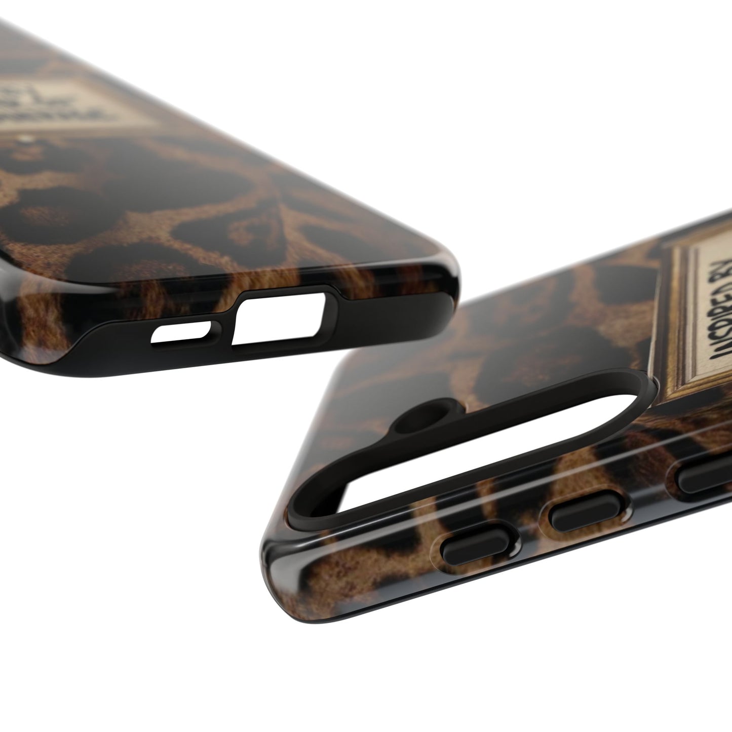 Leopard 'Inspired by the Fear of Being Average' Phone Case