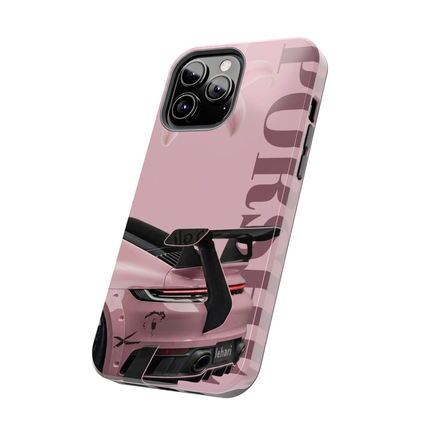 Pink Racing Car Tough Phone Case — 'Queen' Sportback Design