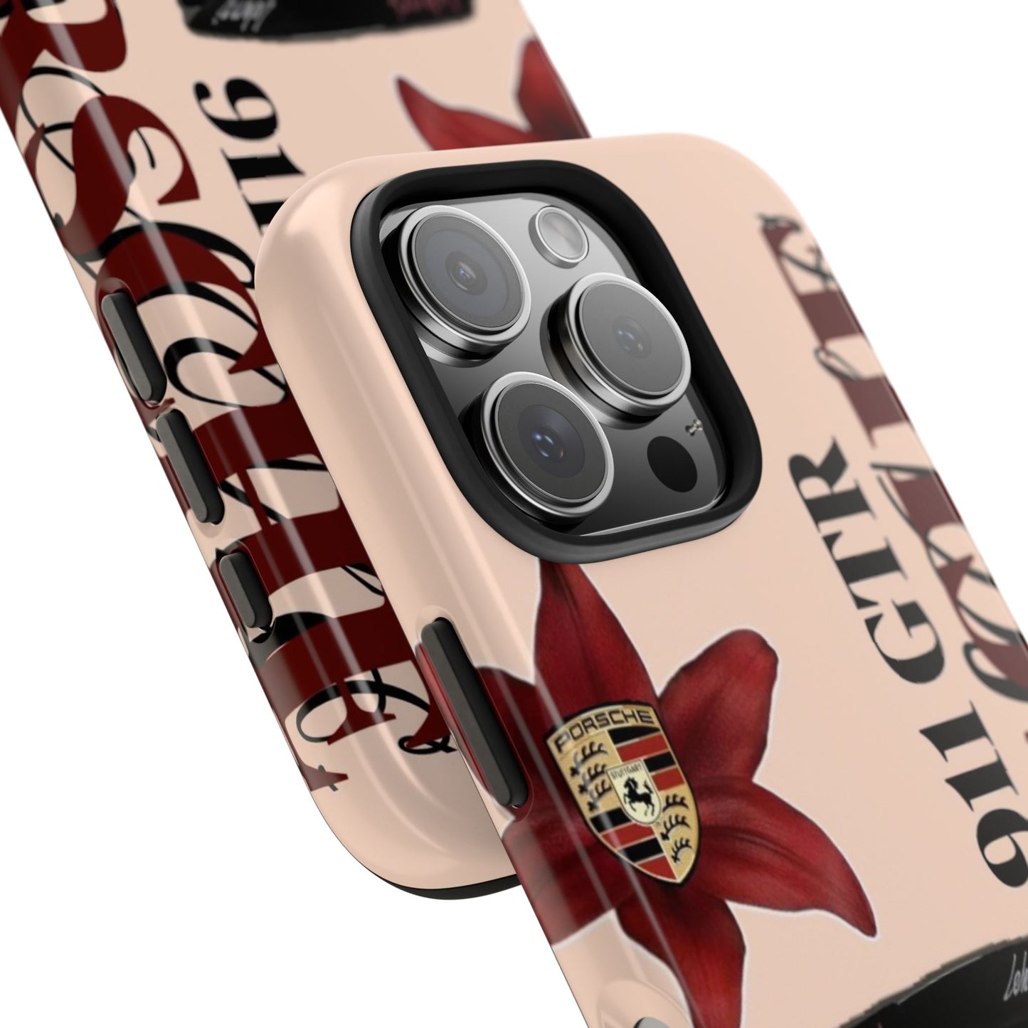 Porsche 911 GT-R Red Orchid Tough Phone Case — Sports Car Protective Cover