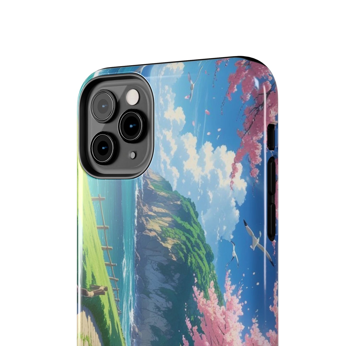 Tough Phone Case — Scenic Cherry Blossom Landscape Phone Cover