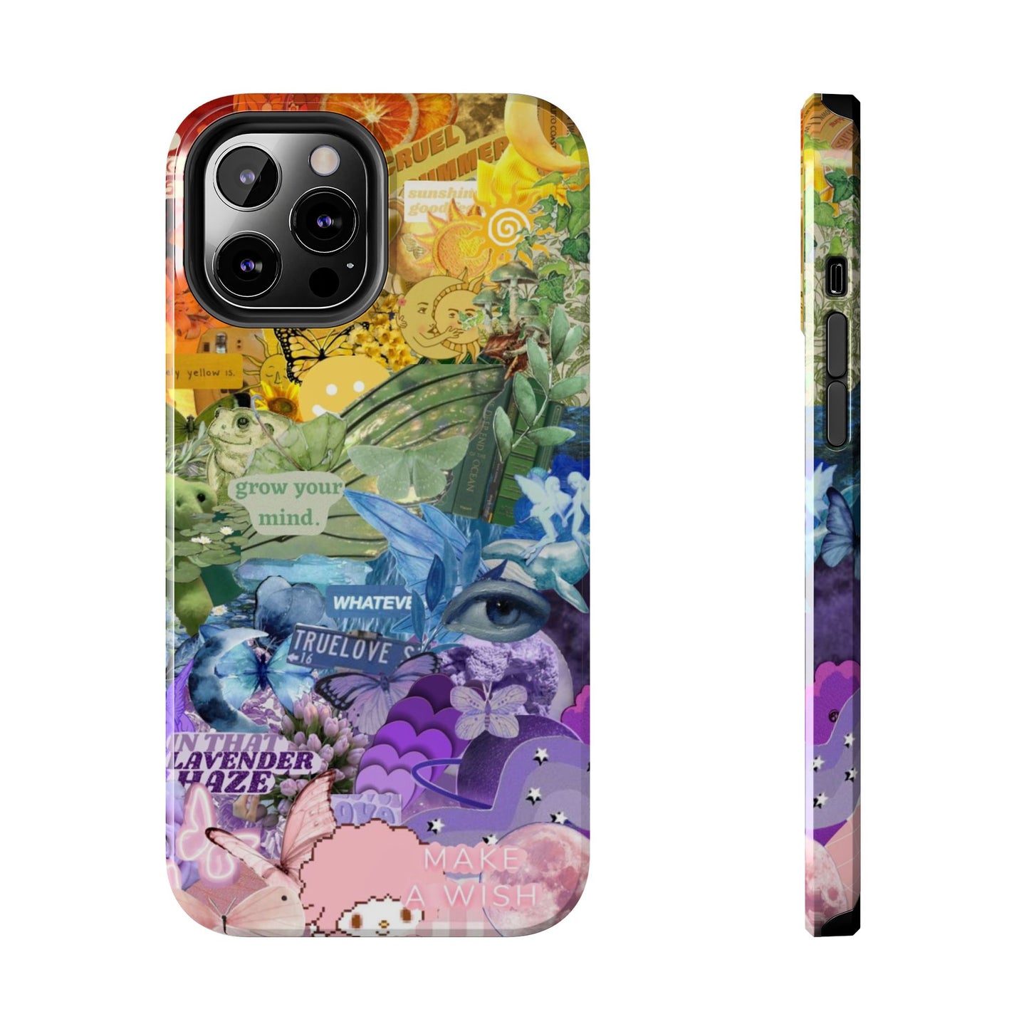 Collage Art Phone Case — 'Grow Your Mind' Lavender Haze Tough Case
