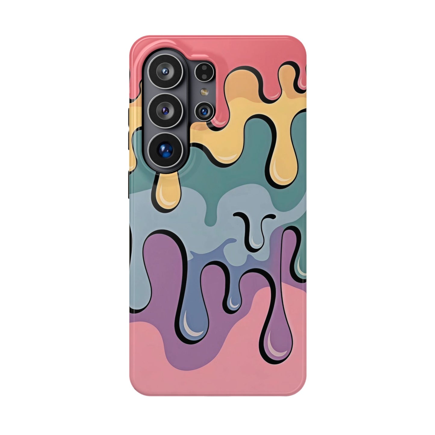 Colorful Drip Magnetic Phone Case — Impact-Resistant iPhone Cover