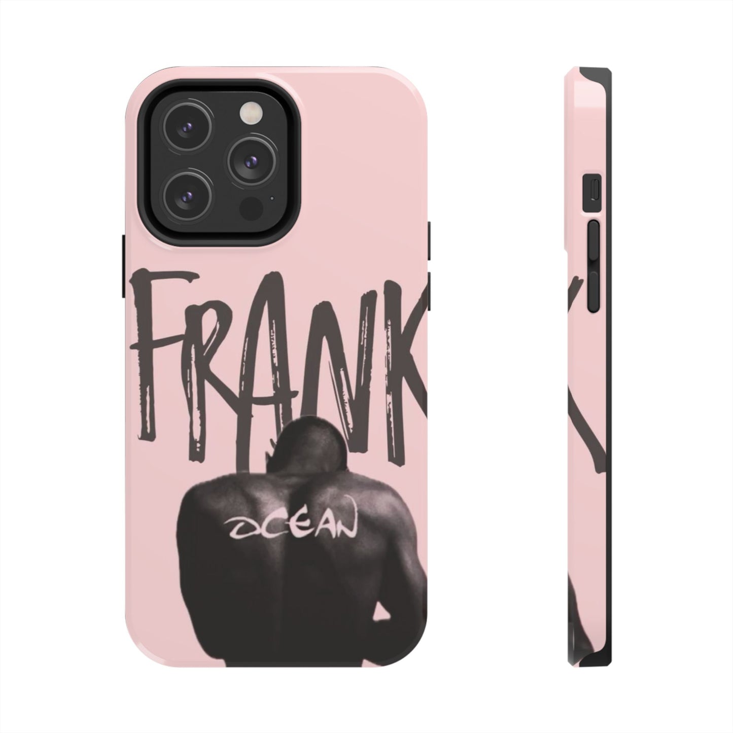 Frank Ocean Tough Phone Case — Pink Back Silhouette Design