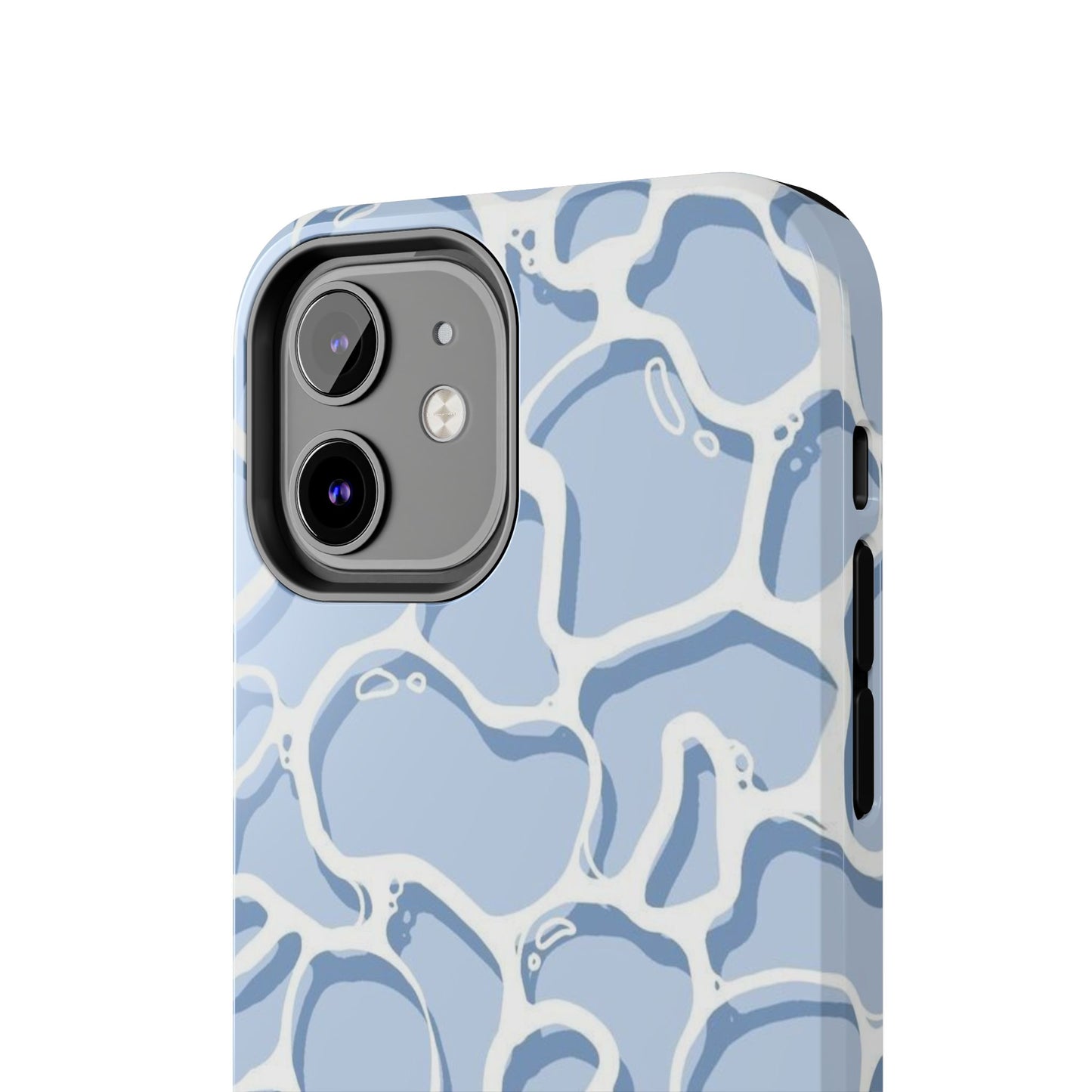 Blue Abstract Pool Pattern Tough Phone Case