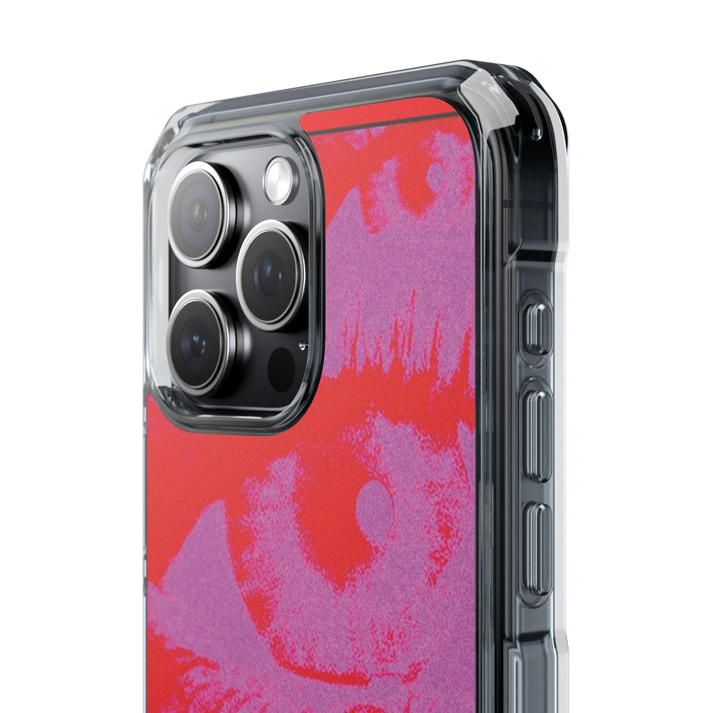 Phone Case — Pop Art Red Eyes Magnetic Clear Impact Case