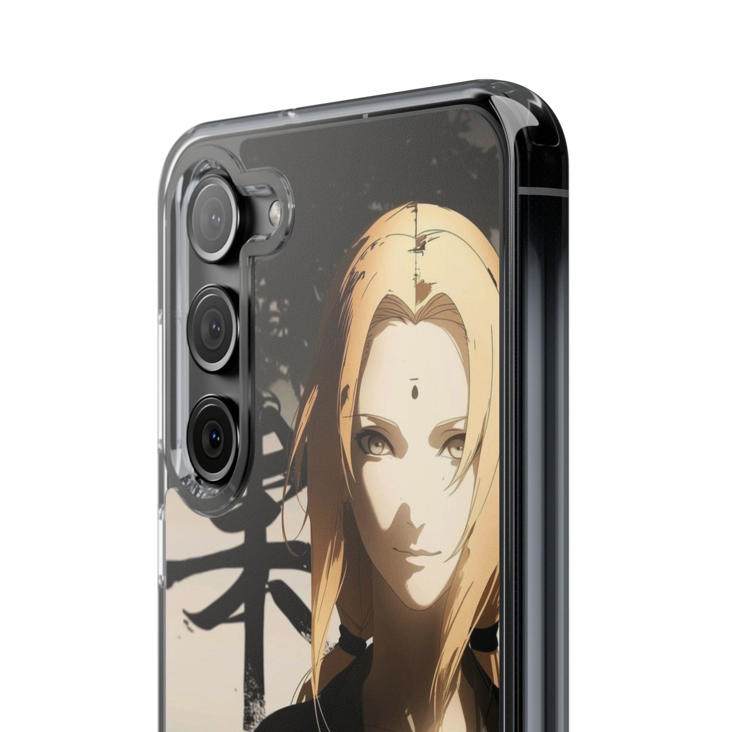 Clear Anime Character Impact-Resistant Phone Case