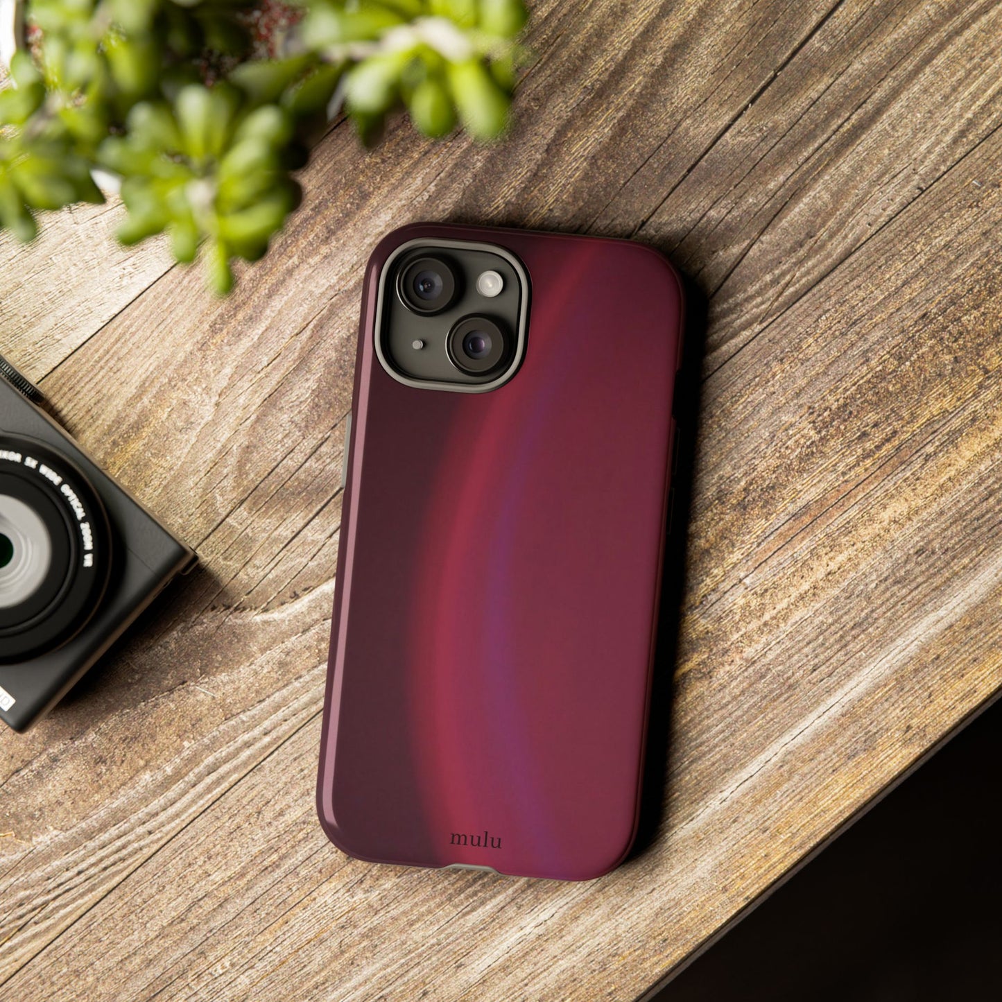 Maroon Gradient Phone Case - Tough Protective iPhone Cover