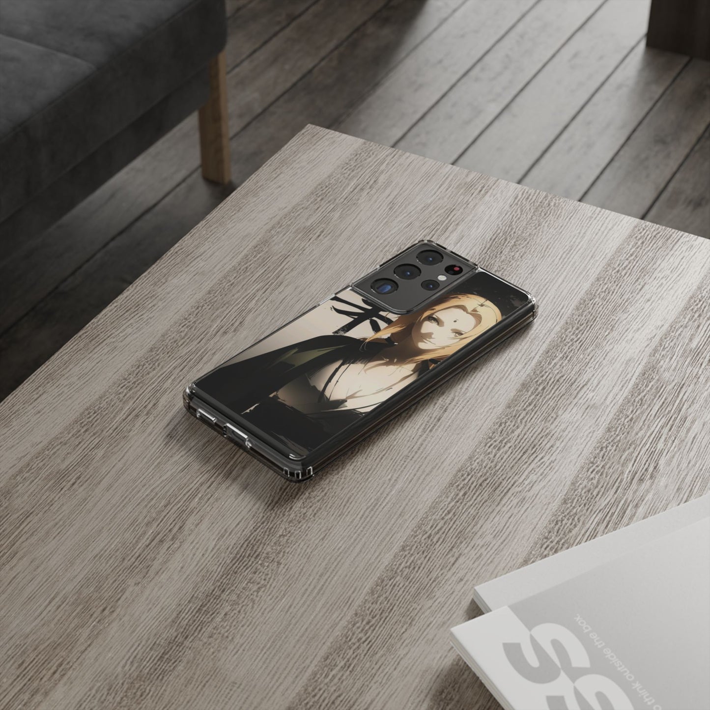 Clear Anime Character Impact-Resistant Phone Case