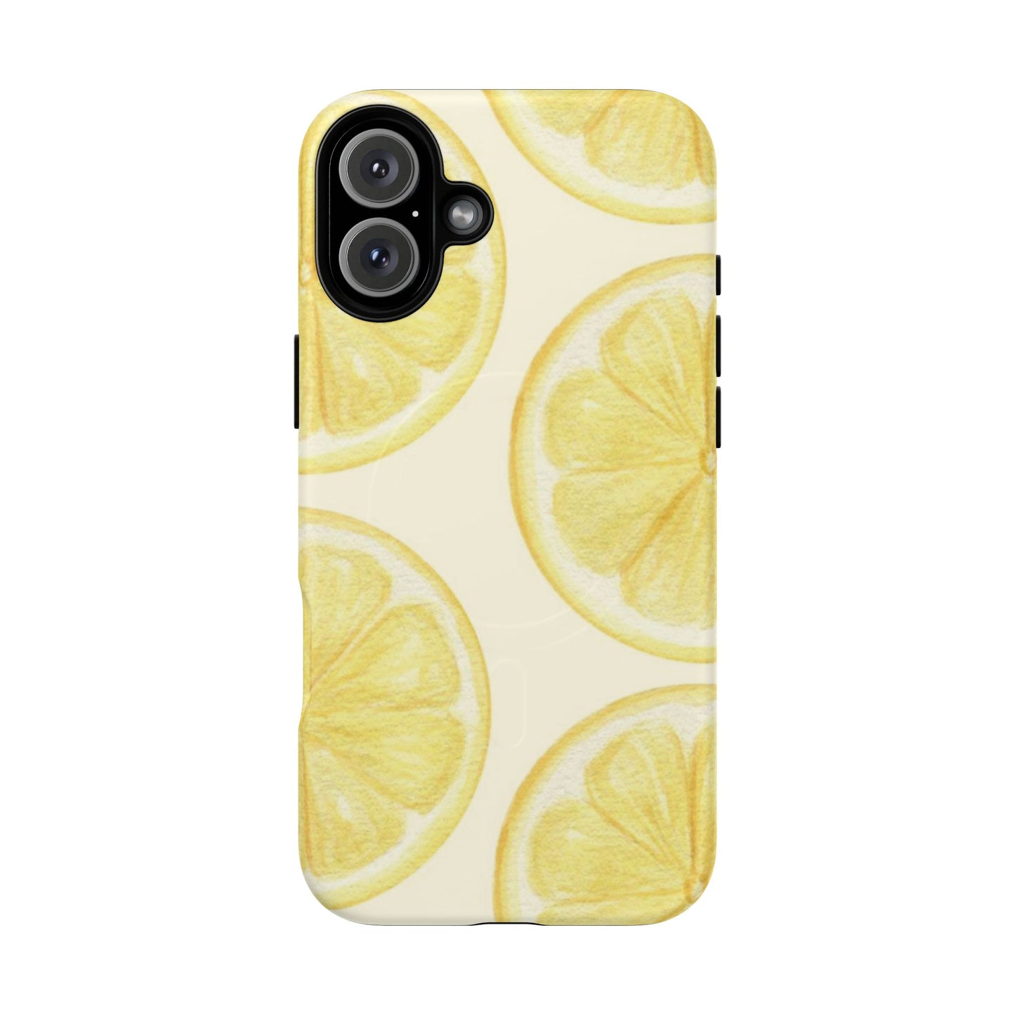 Lemon Slices Tough Magnetic Phone Case — Protective Citrus Pattern