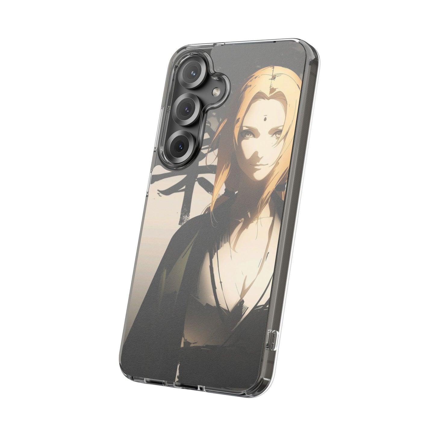 Clear Anime Character Impact-Resistant Phone Case