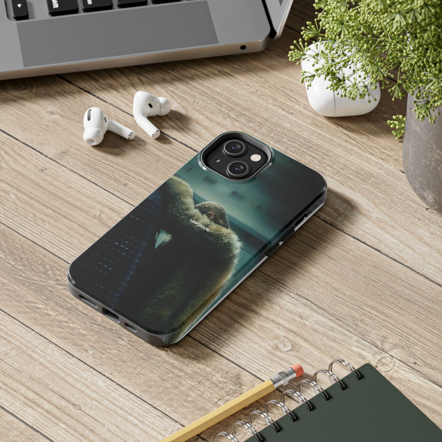 Tough Phone Case — Moody Urban Monkey Photo, 'LEMONADE' Matte Protective Cover
