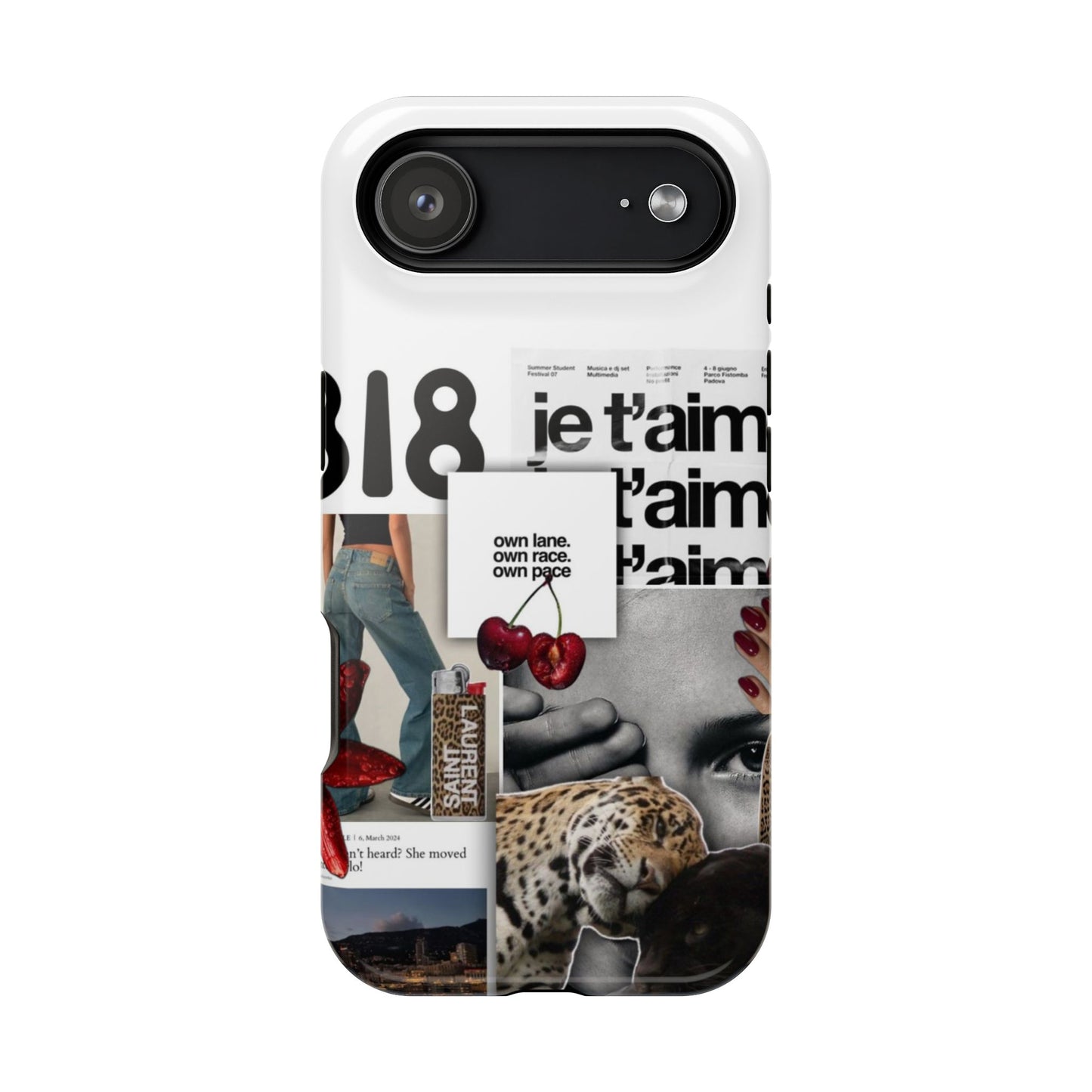 Collage 'Je t’aime' Magnetic Impact-Resistant Phone Case