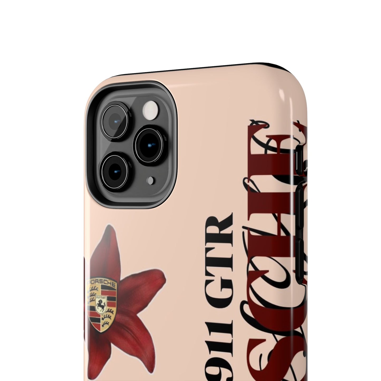 Porsche 911 GT-R Red Orchid Tough Phone Case — Sports Car Protective Cover