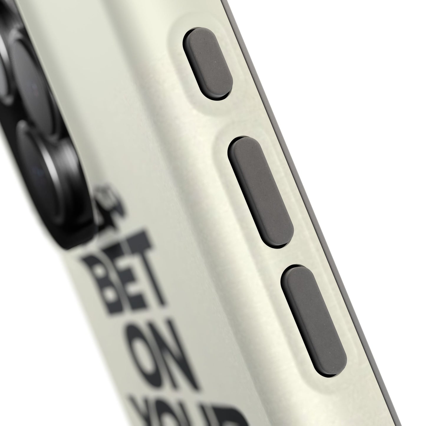 Magnetic Impact-Resistant Case — "Bet On Your Damn Self" Motivational Phone Cover