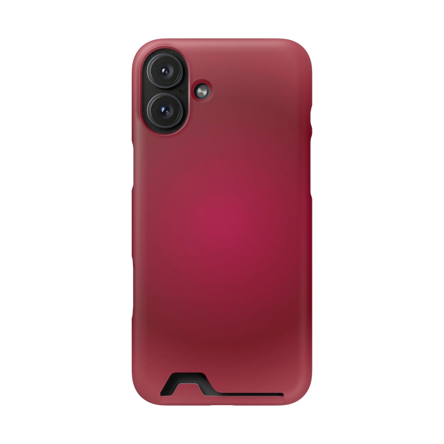 Slim Card-Holder Phone Case — Magnetic Red Wallet Cover