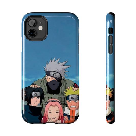 Anime Team Portrait Tough Phone Case — Cute Group Shield Design