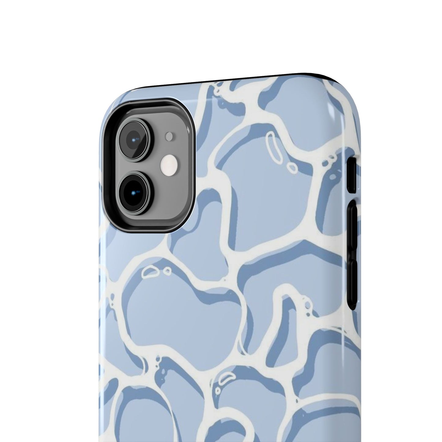 Blue Abstract Pool Pattern Tough Phone Case