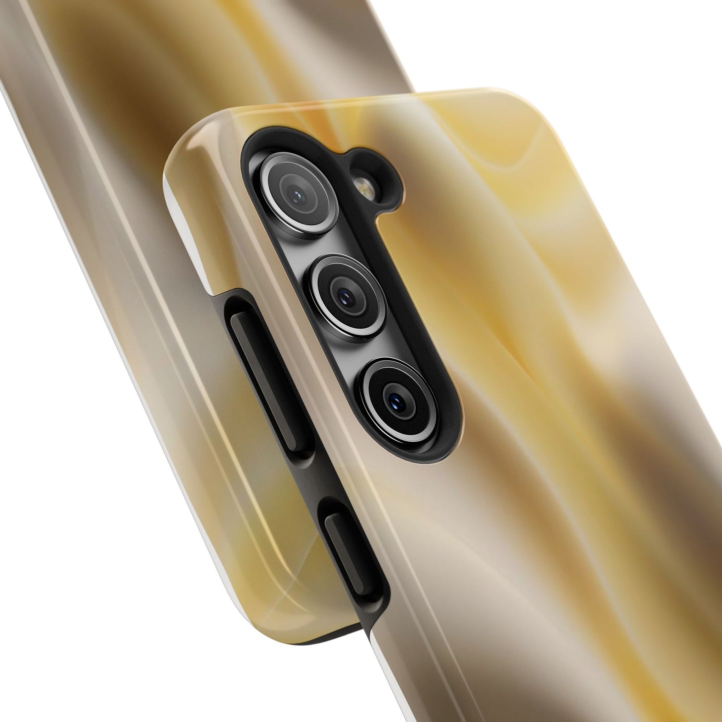 Gold Marble Tough Phone Case — Protective iPhone Case with Elegant Swirl Design