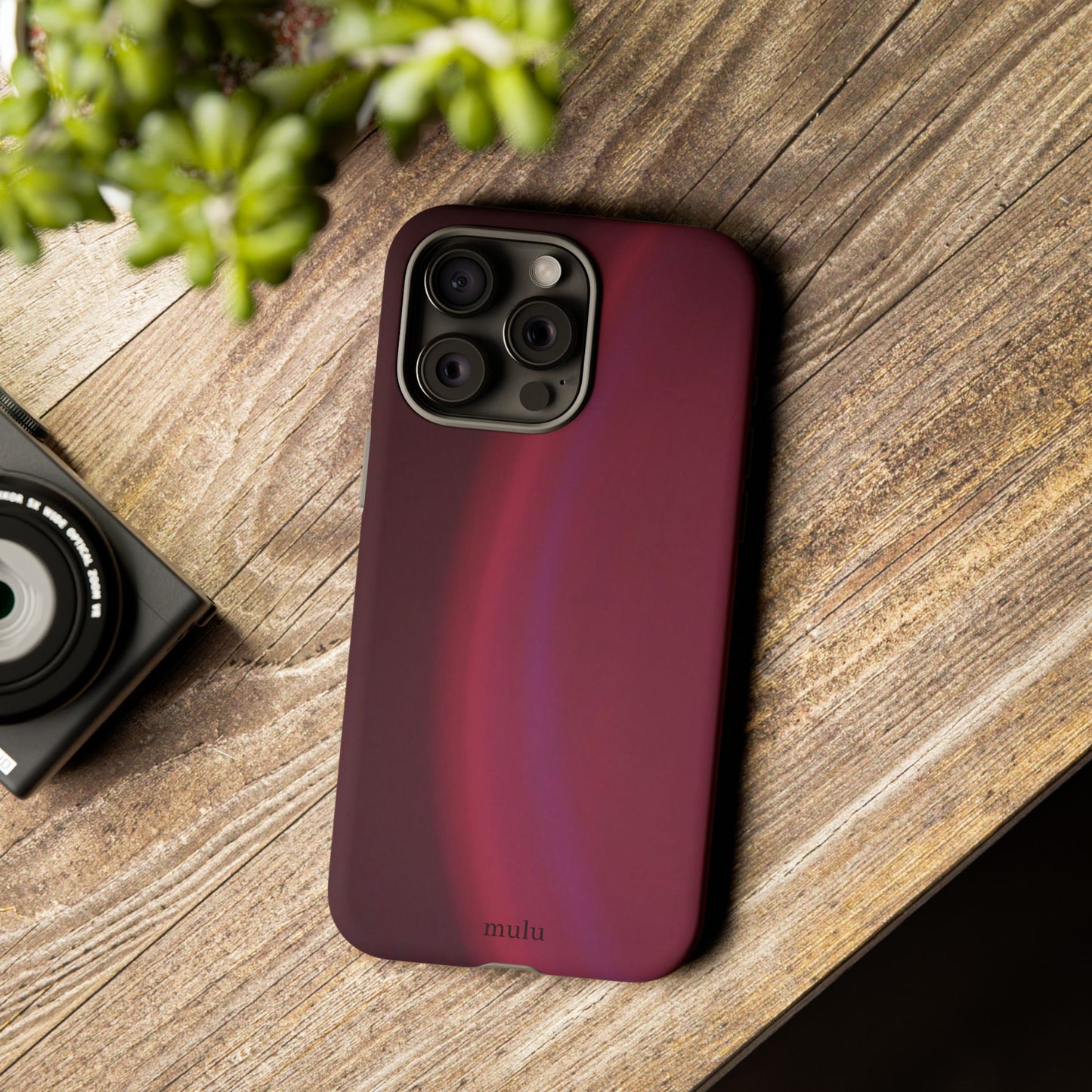 Maroon Gradient Phone Case - Tough Protective iPhone Cover