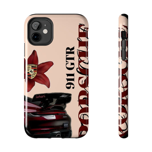 Porsche 911 GT-R Red Orchid Tough Phone Case — Sports Car Protective Cover