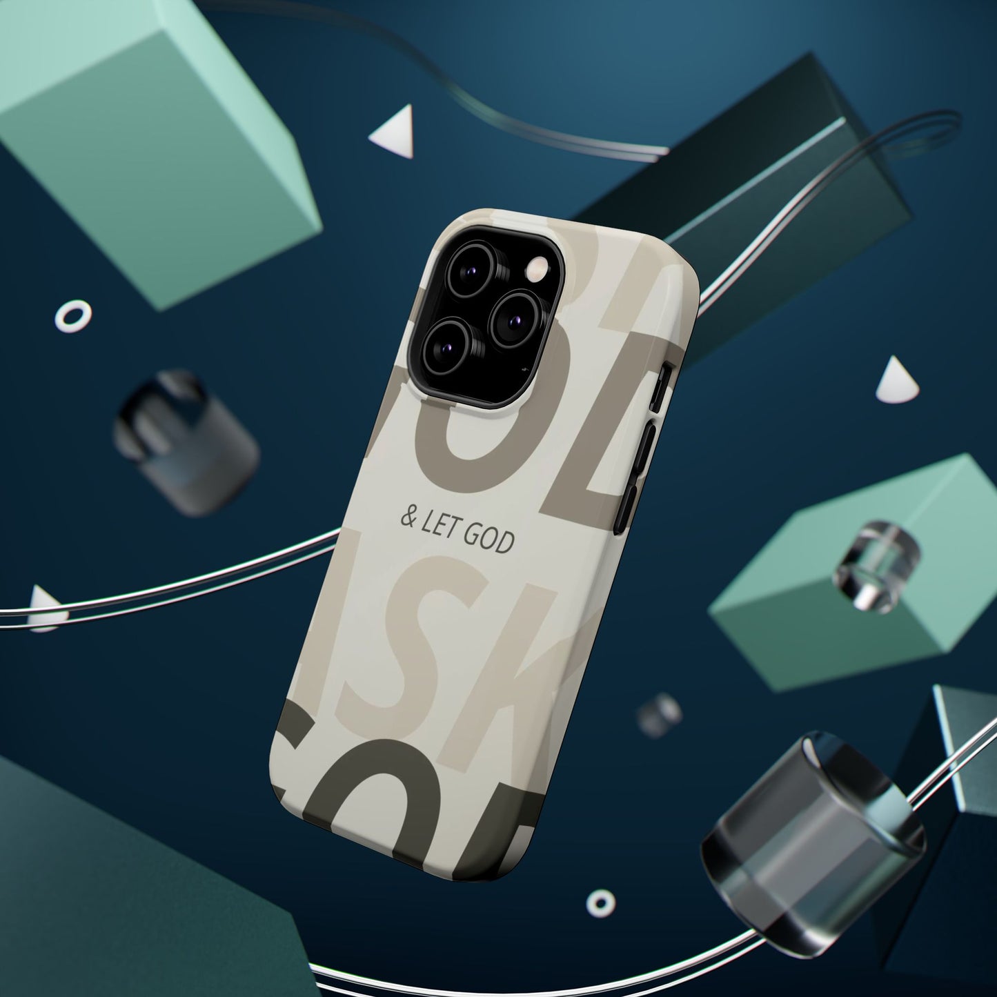 Protective iPhone Case — "Fold & Let God" Magnetic Impact-Resistant Phone Cover