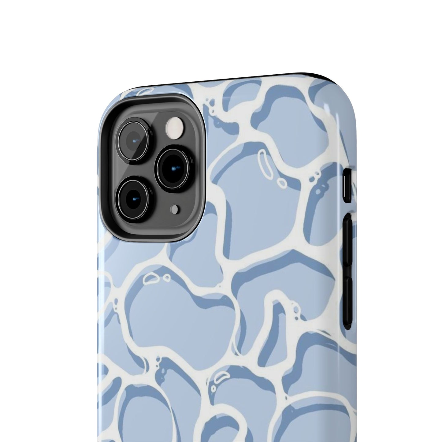 Blue Abstract Pool Pattern Tough Phone Case