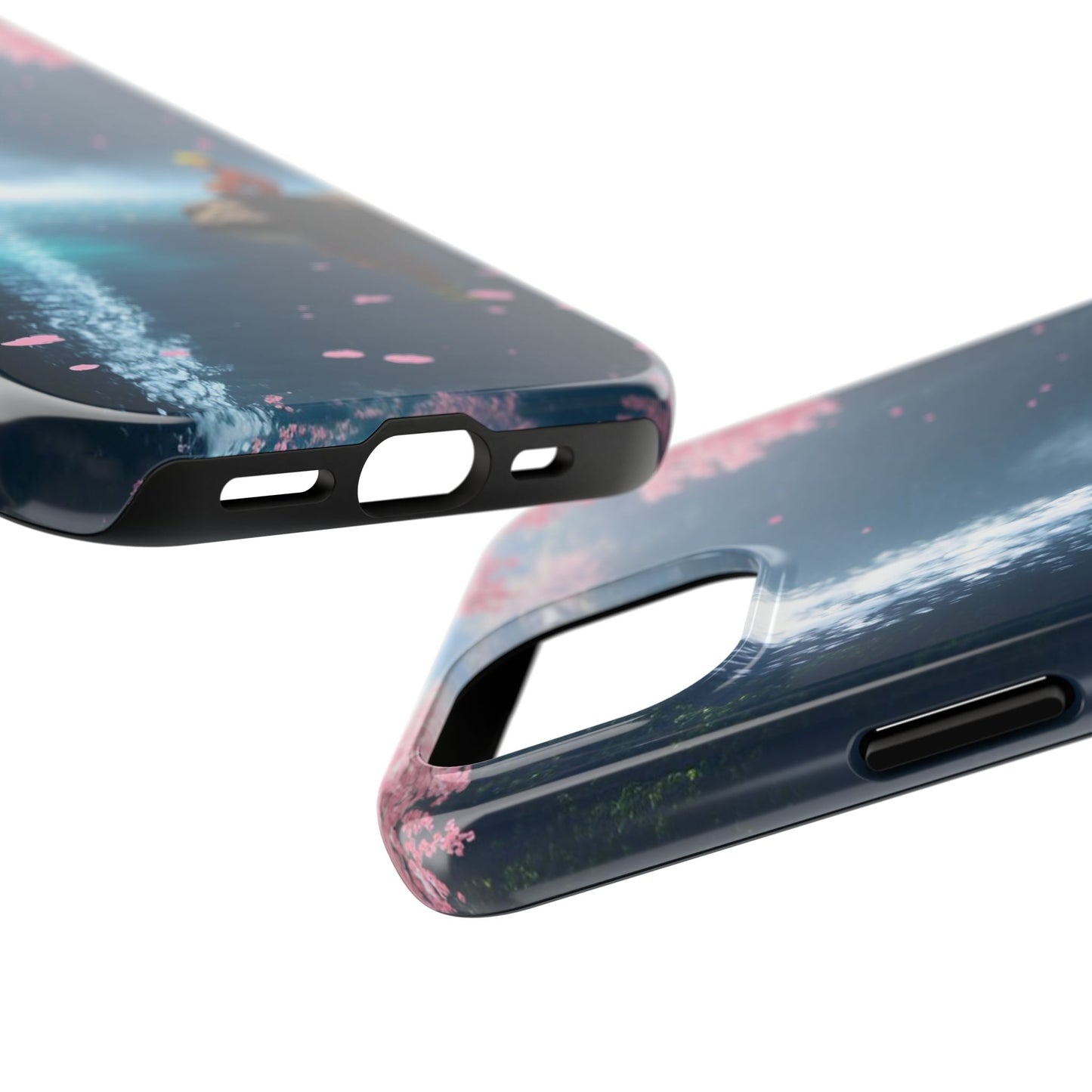 Naruto Scenic Tough Phone Case — Waterfall Meditation Anime Cover