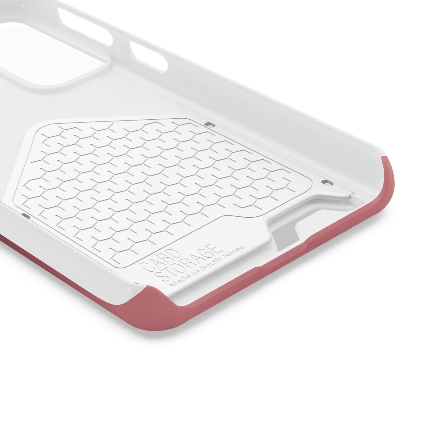 Slim Card-Holder Phone Case — Magnetic Red Wallet Cover