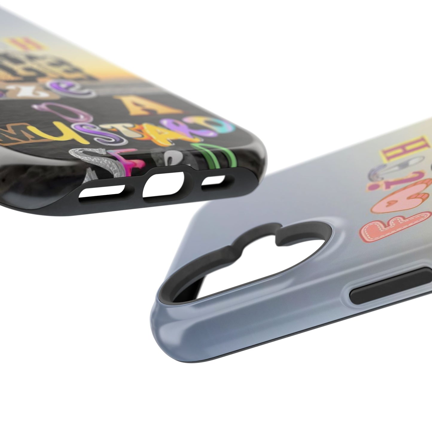 Magnetic Impact-Resistant Phone Case — "Faith the Size of a Mustard Seed" Sunset Design