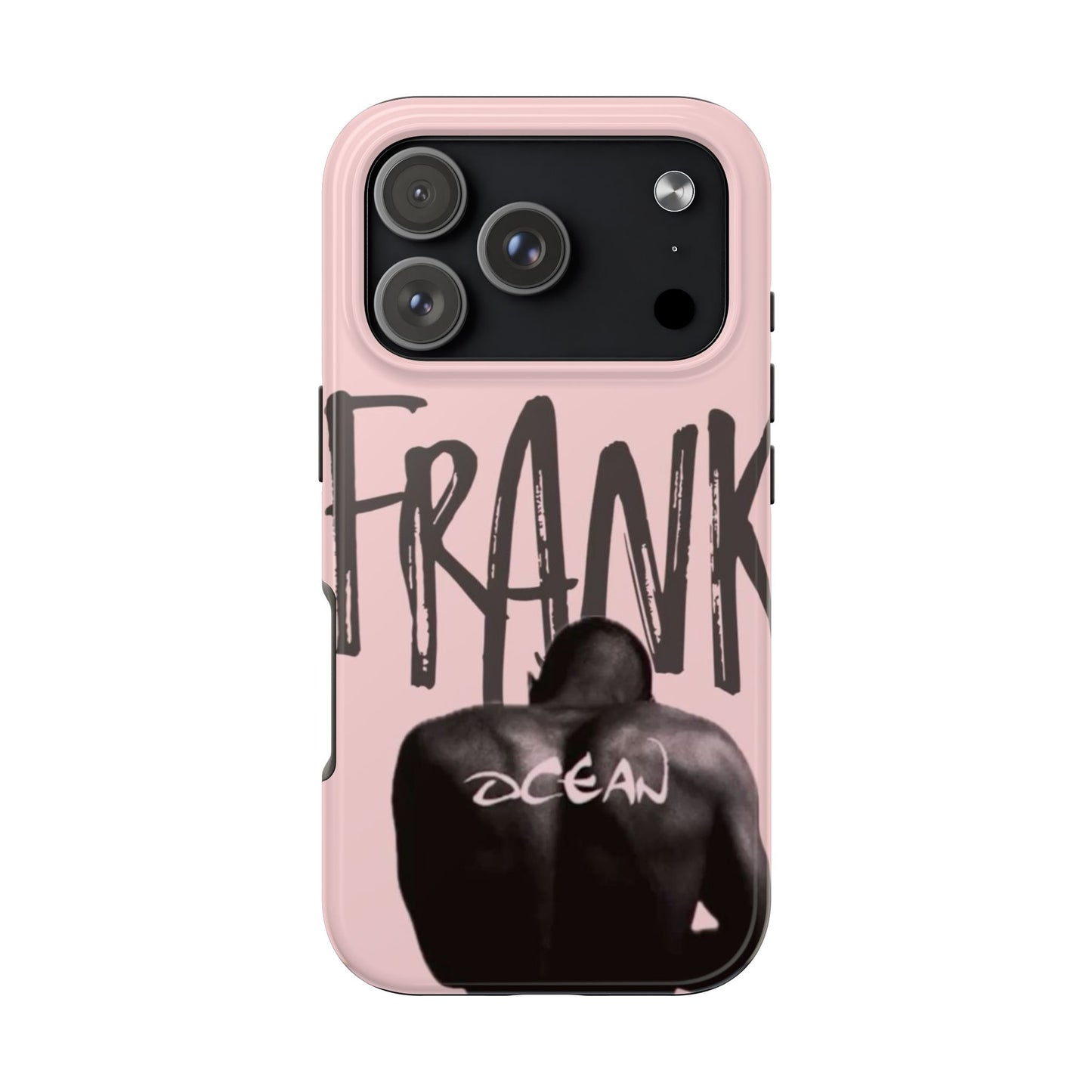 Frank Ocean Tough Phone Case — Pink Back Silhouette Design