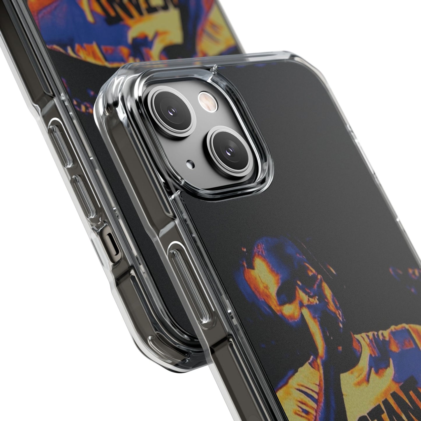 Clear Magnetic Phone Case — Live Concert Microphone Design