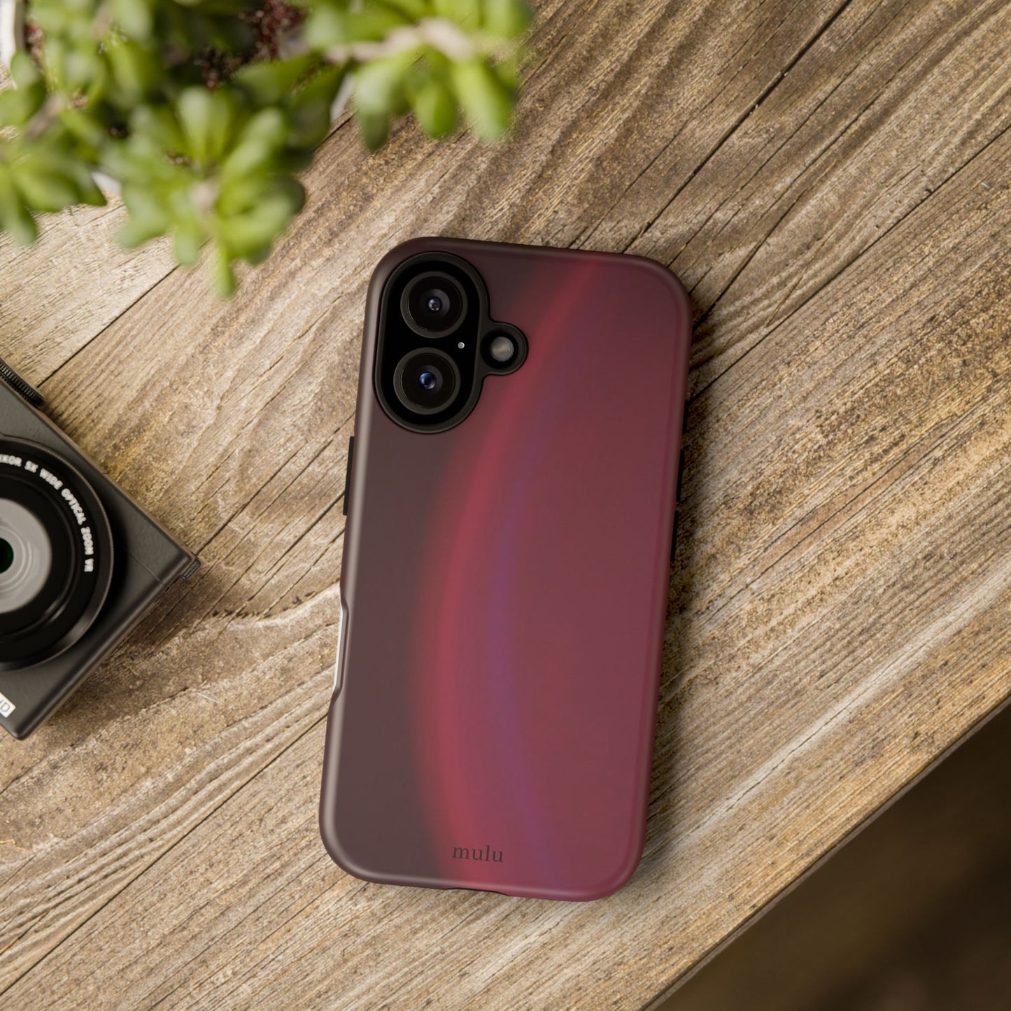 Maroon Gradient Phone Case - Tough Protective iPhone Cover