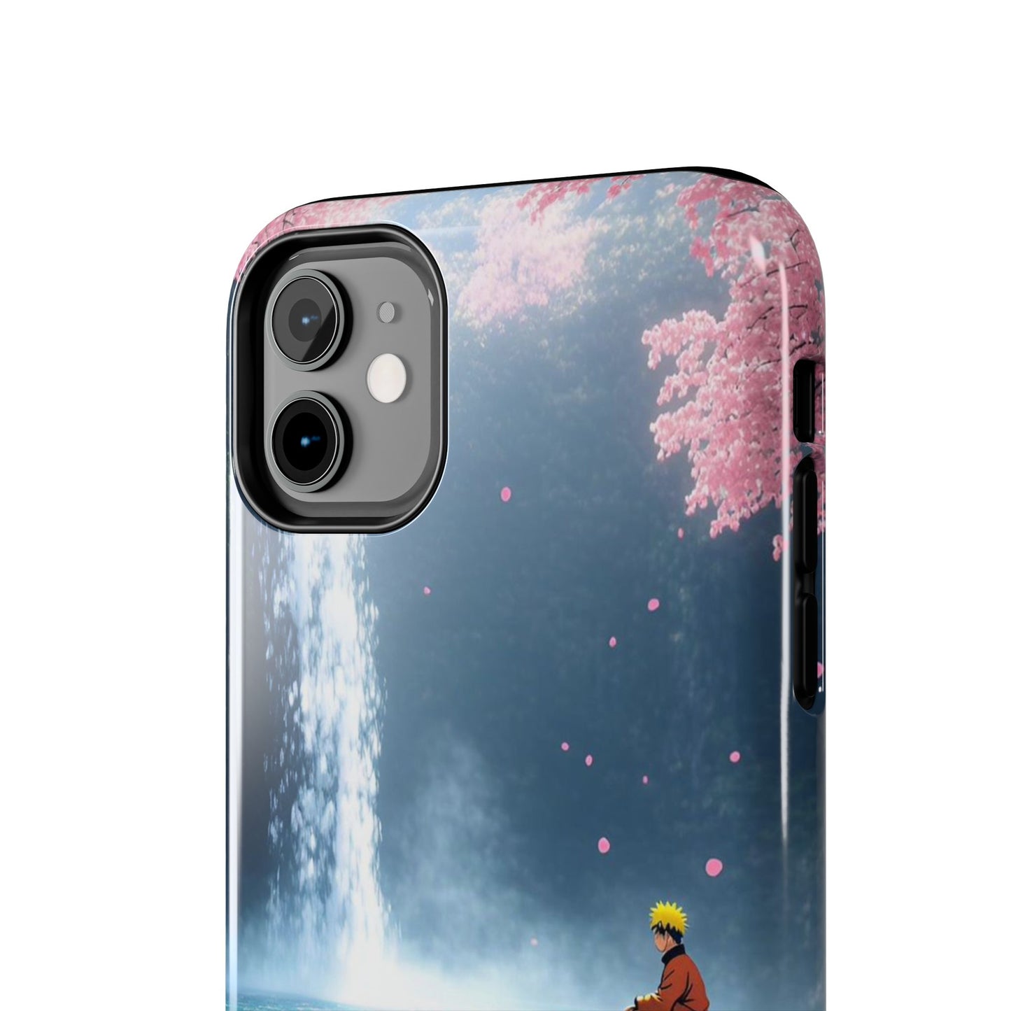 Naruto Scenic Tough Phone Case — Waterfall Meditation Anime Cover