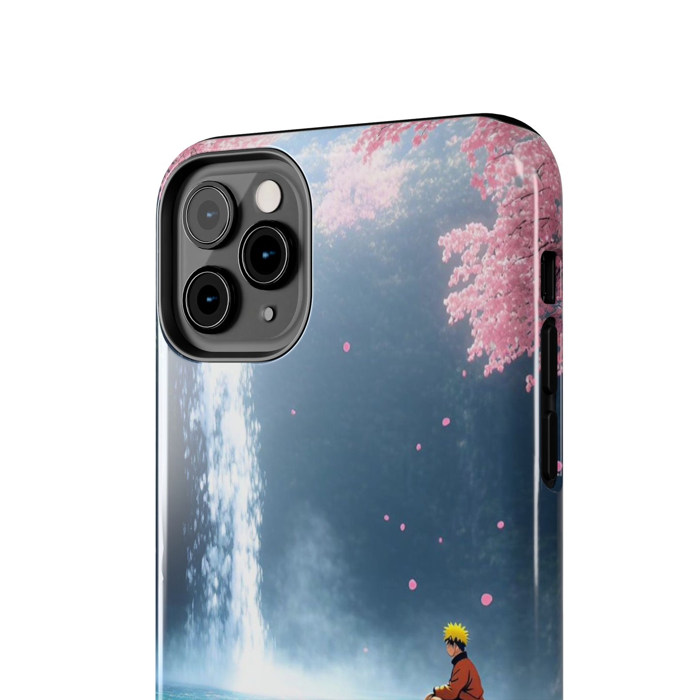 Naruto Scenic Tough Phone Case — Waterfall Meditation Anime Cover