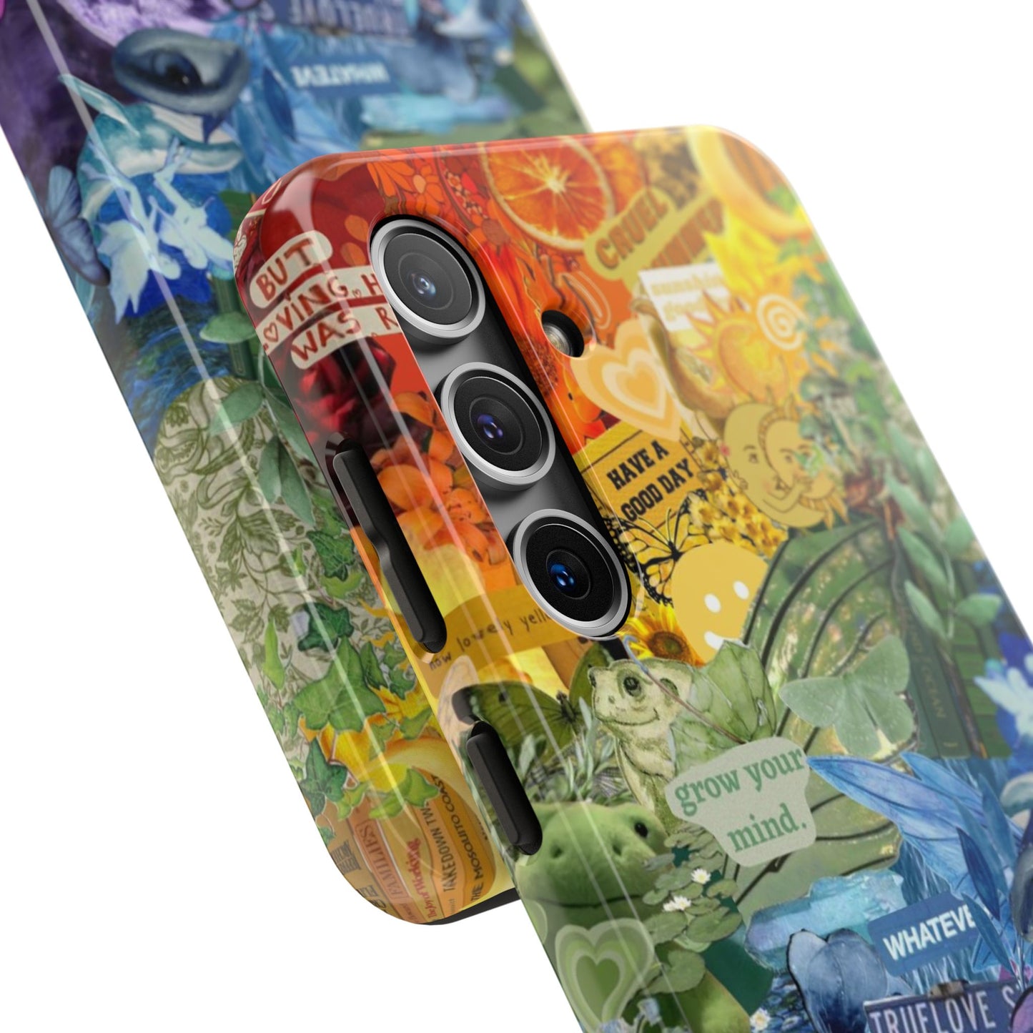 Collage Art Phone Case — 'Grow Your Mind' Lavender Haze Tough Case