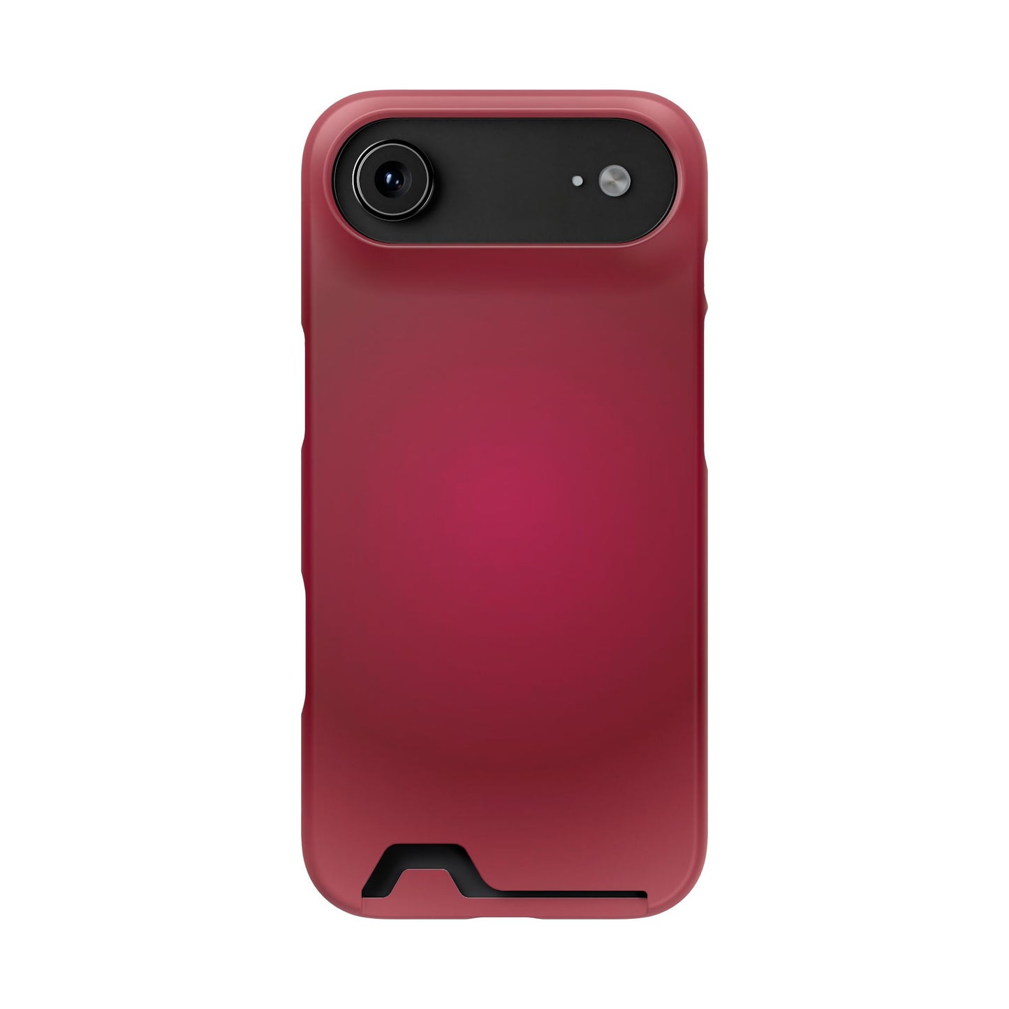Slim Card-Holder Phone Case — Magnetic Red Wallet Cover