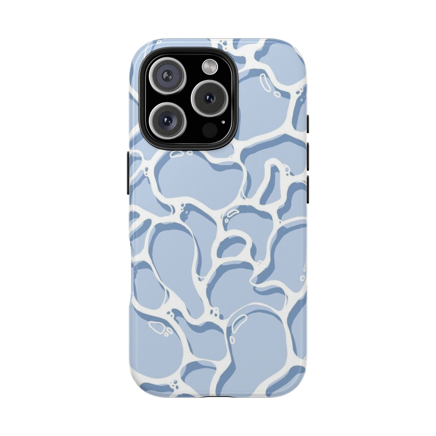 Blue Abstract Pool Pattern Tough Phone Case