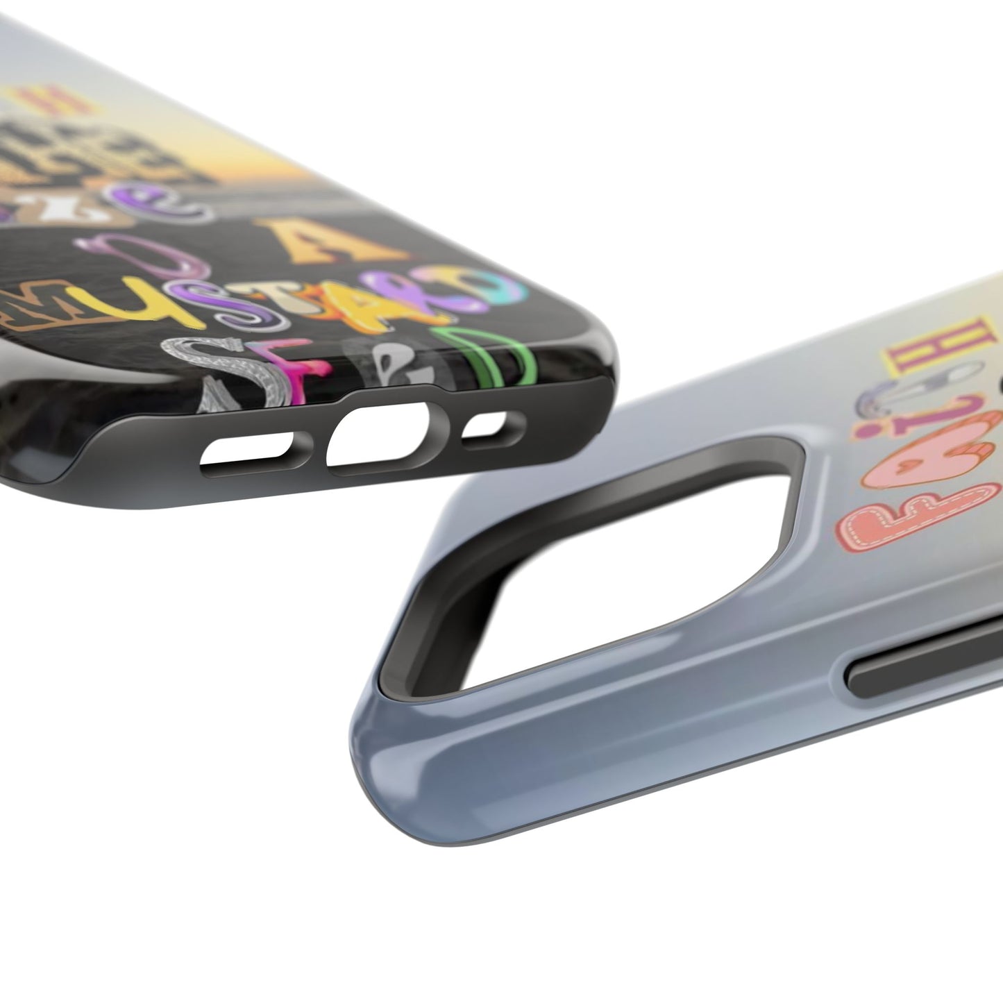 Magnetic Impact-Resistant Phone Case — "Faith the Size of a Mustard Seed" Sunset Design