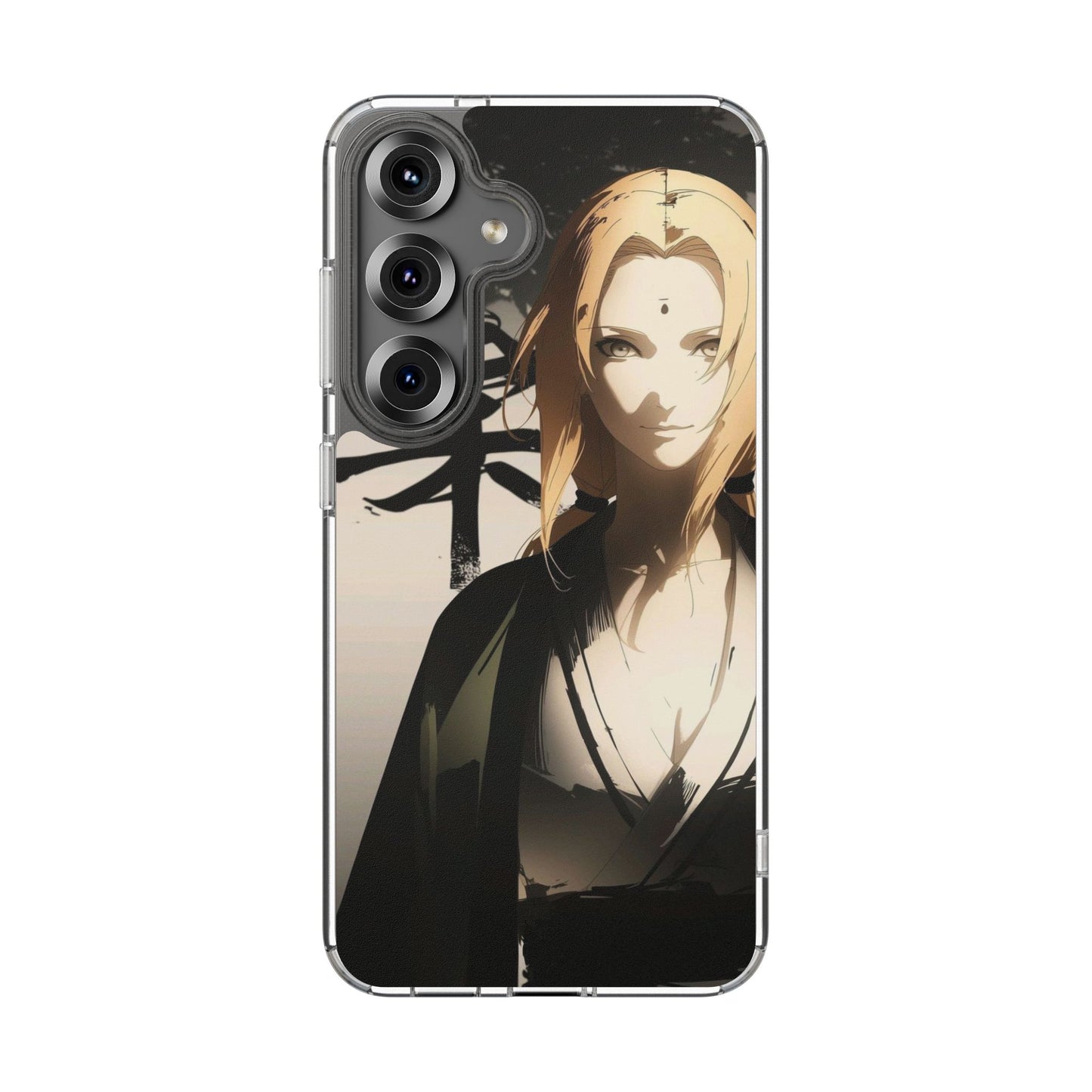 Clear Anime Character Impact-Resistant Phone Case