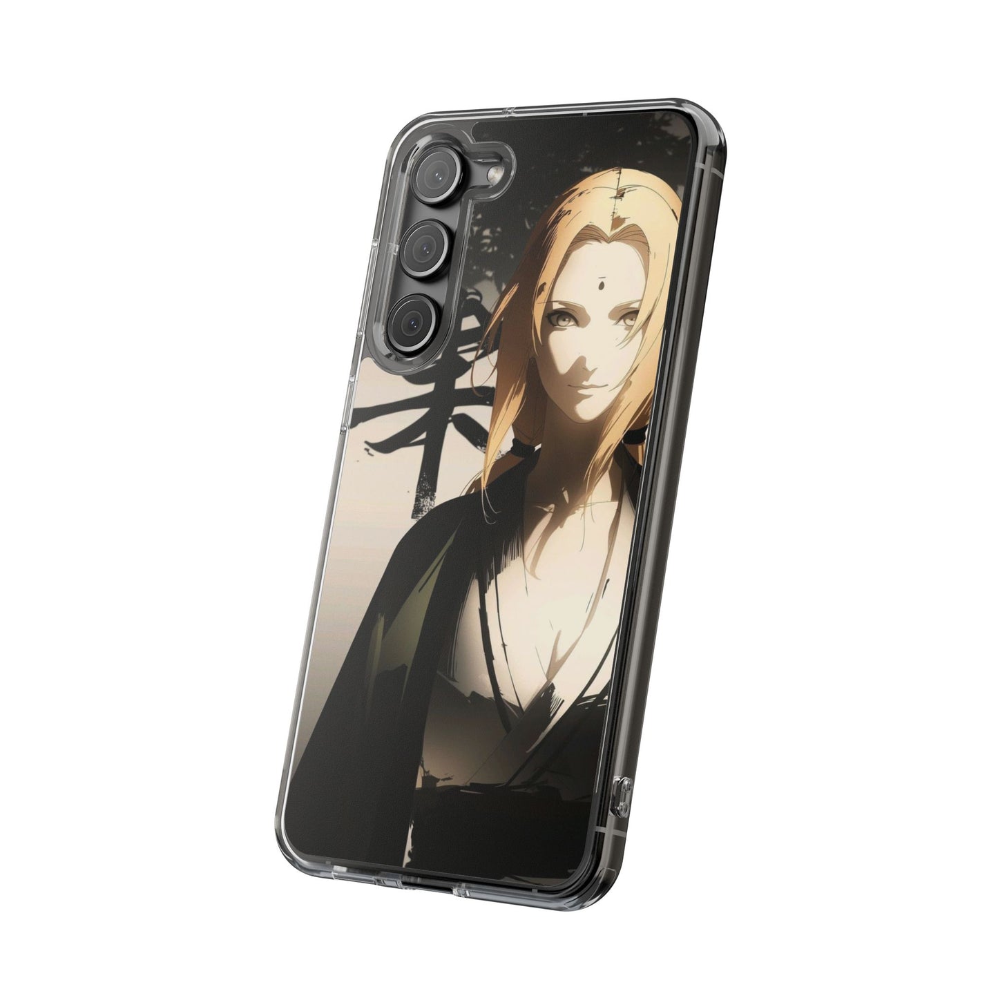 Clear Anime Character Impact-Resistant Phone Case