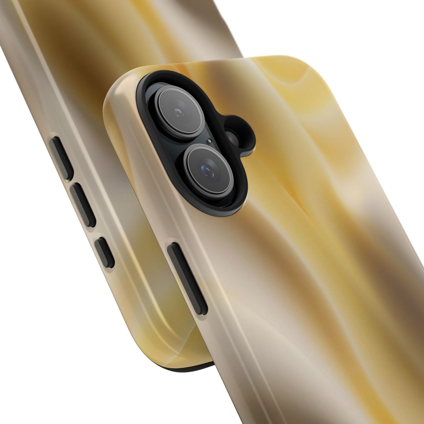 Gold Marble Tough Phone Case — Protective iPhone Case with Elegant Swirl Design